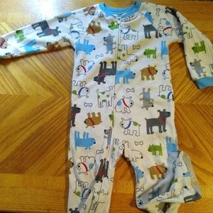 4T Carter's puppy footie pajamas